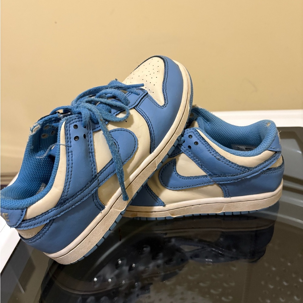 Nike Dunk Low Kids' Sneakers - Blue and Beige